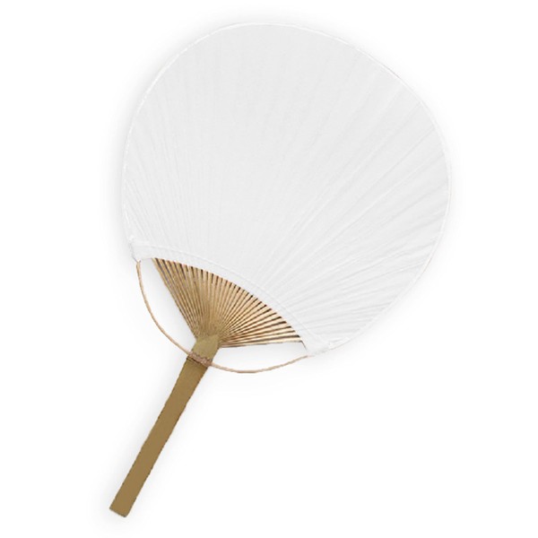 Weddingstar Paddle Fan - White