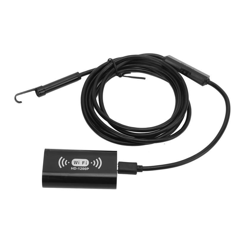 8mm Wifi Industrial Endoscope Inspection Camera 1200P HD Lens IP68