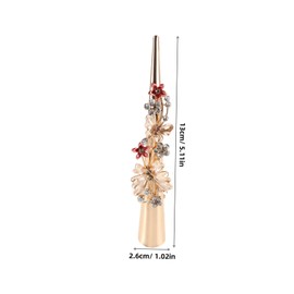 Baluue Flower Hair Clips Elegant Floral Hair Accessories for Women Oversized Duckbill Design for Weddings and Daily Styling