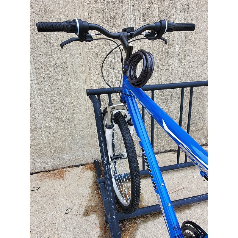 M-Wave Unisex Adult S 10.18 Spiral Cable Lock - Blue,