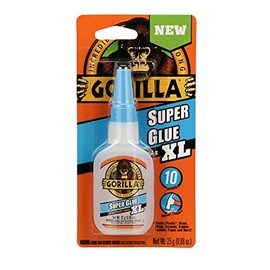 Gorilla Gorilla Super Glue XL, Clear Glue, 25 Gram (Pack of 6) - All Purpose and Fast Setting for Projects and Repairs