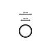 Interdeco Curtain Pole Rings with Sliding Insert and Pleat Hooks,