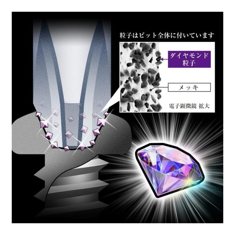 ANEX Diamond Dragon Toughness Bit, Double-Ended Slim, No Magnet +2