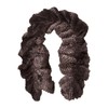 Faux Fur Stretchable Scarf Neck Warmer - Brown