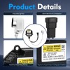 2 Sets HID Headlight Ballast W/Igniter & D2S Bulb for