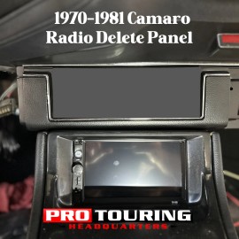 Pro Touring Headquarters (PTHQ) 1970-1981 2nd Generation Chevy Camaro Radio Delete Panel Plate SS Z28 RS