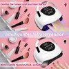 UV Lamp for Gel Nails, 220 W Professional Fast UV