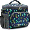 FlowFly Insulated Lunch Bag Adult Lunch Box Large Cooler Tote