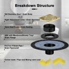 Shower Drain Flange Kit Compatible with Schluter Systems kerdi Shower