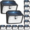 [12 Packs] Solar Motion Lights Outdoor, Ultra Bright Solar Fence