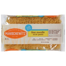 Manischewitz Noodle Yolk Free Fine 12 oz (Pack of 12)