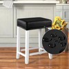 YISUN Stool Covers Rectangle - 4 Pack Stretch Waterproof Saddle