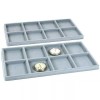 FindingKing 2 Grey 8 Compartment Display Tray Inserts