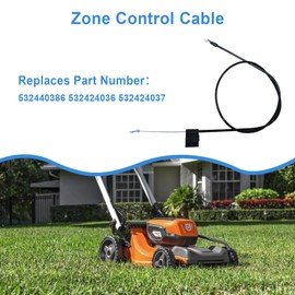 532440386 Lawn Mower Zone Control Cable Genuine Original Equipment Manufacturer Compatible for Husqvarna Lawn Mowers Replacement Part for 532424036 532424037