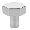 Emtek 86457US26 Urban Modern 1-1/8 Diameter Mod Hex Geometric Knob