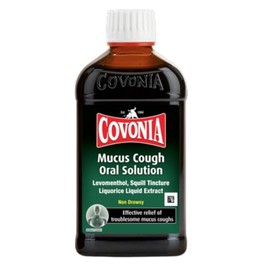 Covonia Mucus Cough Oral Solution, Loosens Chesty Coughs, 300ml
