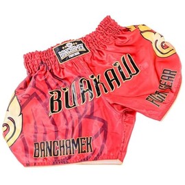 BUAKAW Muay Thai Boxing Shorts (US, Alpha, Large, Regular, Short, BSH1)