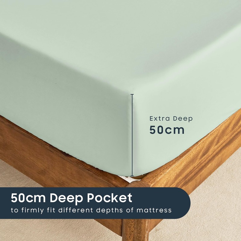 Wake In Cloud - Extra Deep Queen Fitted Sheet 1