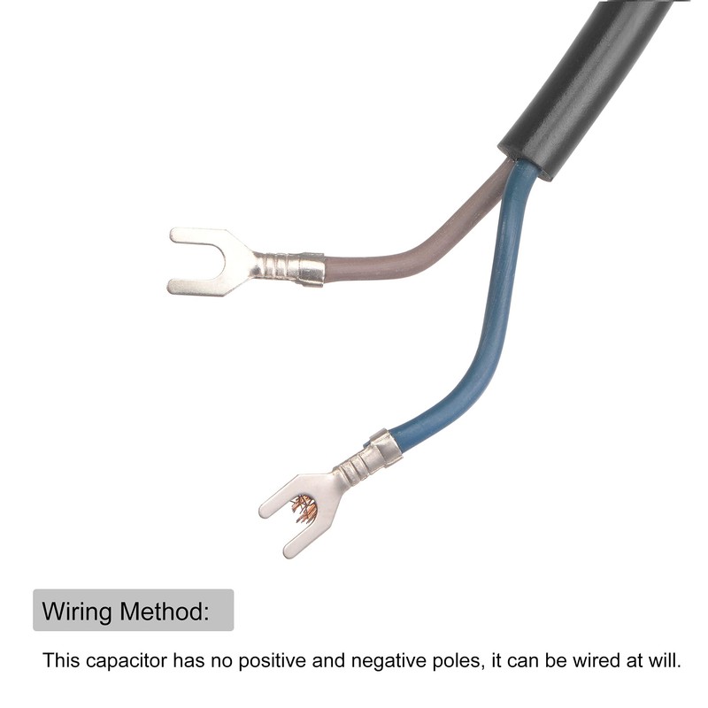 MECCANIXITY CBB60 Run Capacitor 50uF 250V AC 2 Wires 50/60Hz