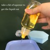 4pcs Mini Honey Squeeze Bottle Refillable Condiment Container Dispenser with