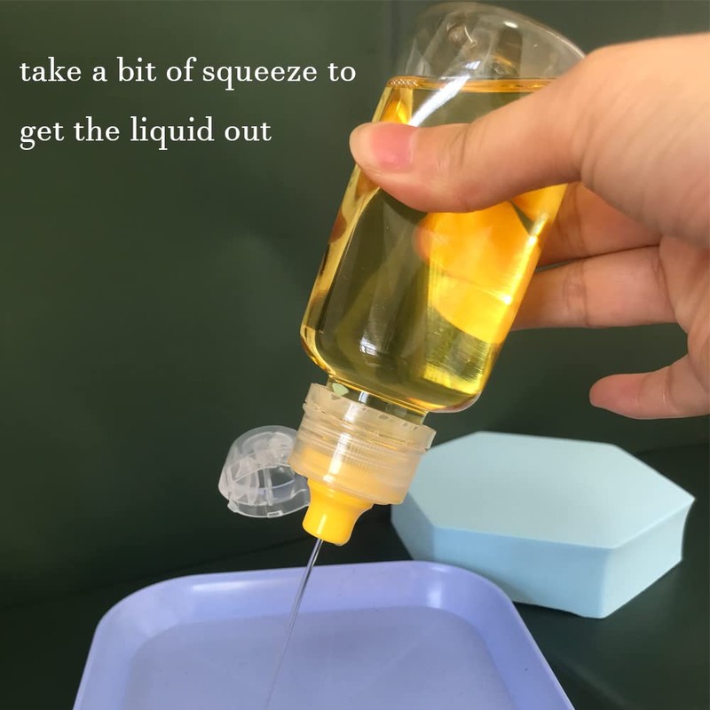 4pcs Mini Honey Squeeze Bottle Refillable Condiment Container Dispenser with