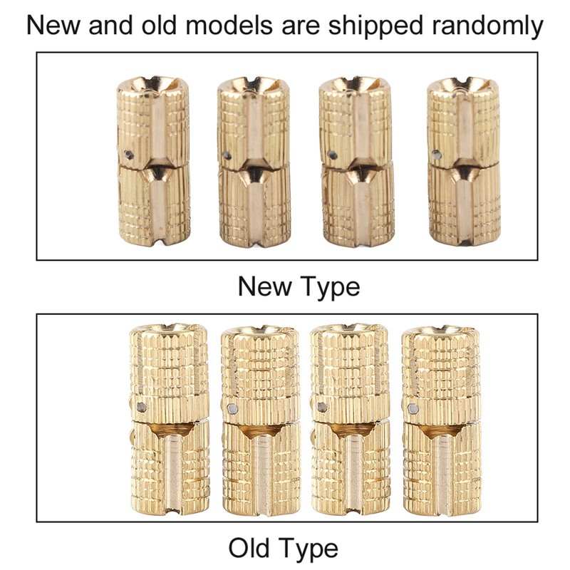 Barrel Hinge Copper Brass Cabinet Gift Box Hidden Brass Concealed