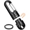IUMIUN Magnetic Quick Release Keychain with Spring Key Clip and