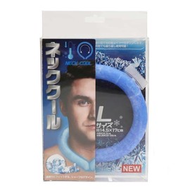 Neck Cooler, Cooling Product, Cooling Goods, Heat Stroke, For Outdoor Activities, Jogging, Neck Ring (Large), Light Blue, blue (light)
