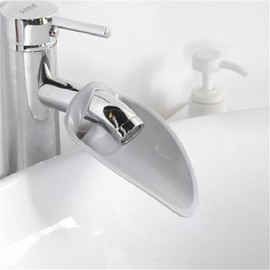 Gray Faucet Extension for Toddlers - Sink Extension for Kids, Hand Washing, Sink Spout Washing Aid for Kids, Baby Bathroom, Safety Sink Extension for