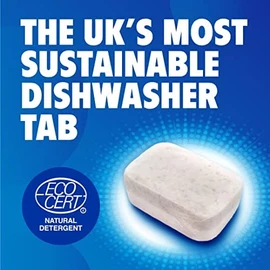 OceanSaver Eco-Friendly Dishwasher Tablets - Pack of 30 | Non-Toxic & Plastic-Free Dish Washing Tablets for Sustainable Cleaning | All in One Plant-Based Dishwasher Salt & Rinse Aid for Tough Stains