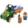Kiddieland Light N' Sound Farm Tractor Vehicle & Animal Figures