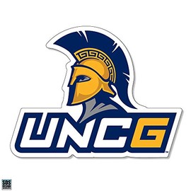 SDS Designs UNCG Greensboro Spartans Head Auto Vinyl Decal -3"