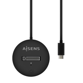 AISENS - ASUC-M2D013-BK - USB-C Dock M.2 (NGFF) Asuc-M2D013-Bk SATA/NVMe A USB3.1 Gen2, Black