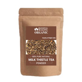 Blessfull Healing Blessfull Healing Organic Milk Thistle Tea Powder 100% Pure Natural 200 Gram / 7.05 oz