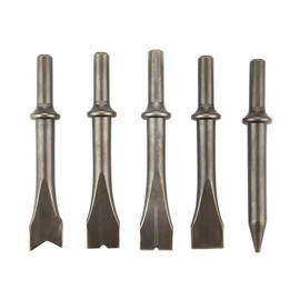 5pcs Chromium Molybdenum Steel Air Hammer Chisel Pneumatic Hammer Bit Heavy Duty Air Hammer Set