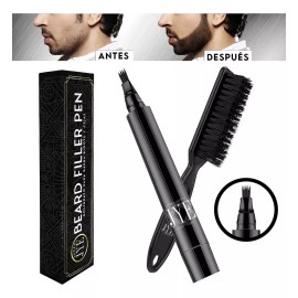 JYE Plumon Para Barba Bigote Cejas Y Cabello Jye  Canas 2 Piezas