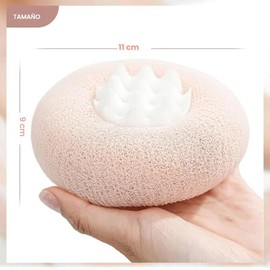 Esponja, Esponja con Tejido, Cepillo de Limpieza, Aplicable para Hombres y Mujeres (2pcs)