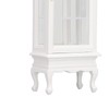 1:12 Doll House Miniature Cabinet Wooden Simulation White Arc Roof