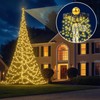 Christmas Tree Flag Pole Mega Topper Light Hook, Flag Pole