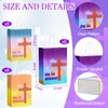 Kosiz 24 Pcs He Is Risen Gift Bags Easter Paper