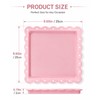 Zitonyang Plastic Serving Tray, 24 Pack Catering Trays Square Serving
