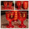 iplusmile 12pcs Goblet Wine Drinking Cup Home Wine Supplies Wedding