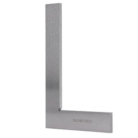 Escuadra de Maquinista, Agarre Cómodo Alta Precisión Uso Amplio Acero Al Carbono 200x130 Mm Escuadra de Ingeniero de Diseño Ergonómico para Taller