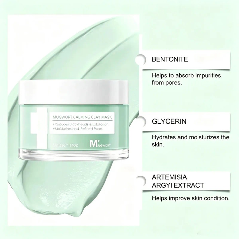 Mascarilla Facial Arcilla Puntos Control Acné-todo De Piel