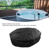 Round Bathtub Cover, Outdoor Furniture Dust Cover, 190 Silver Polyester