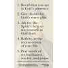 St. Ignatius of Loyola, The Daily Examen, LAMINATED 5 pack,