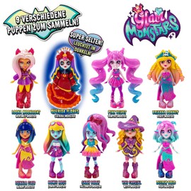 CRAZE Glam Monstars - Doll with Creepy Fashionable Clothes, Pet & Handbag, Monster Doll to Collect