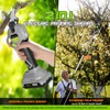 2 In 1 Pole Pruning Shears Cordless, Electric Pruning Shears