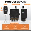 RVBOATPAT Wireless Remote Switch DC 8V/12V/24V/48V/72V/86V 30A Relay RF Remote