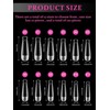 EBANKU 120 PCS Poly Gel Nail Forms, T-Shape Dual Nail